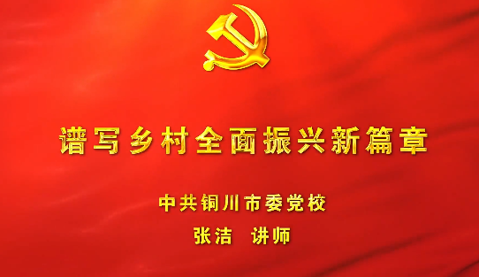 张洁-谱写乡村全面振兴...